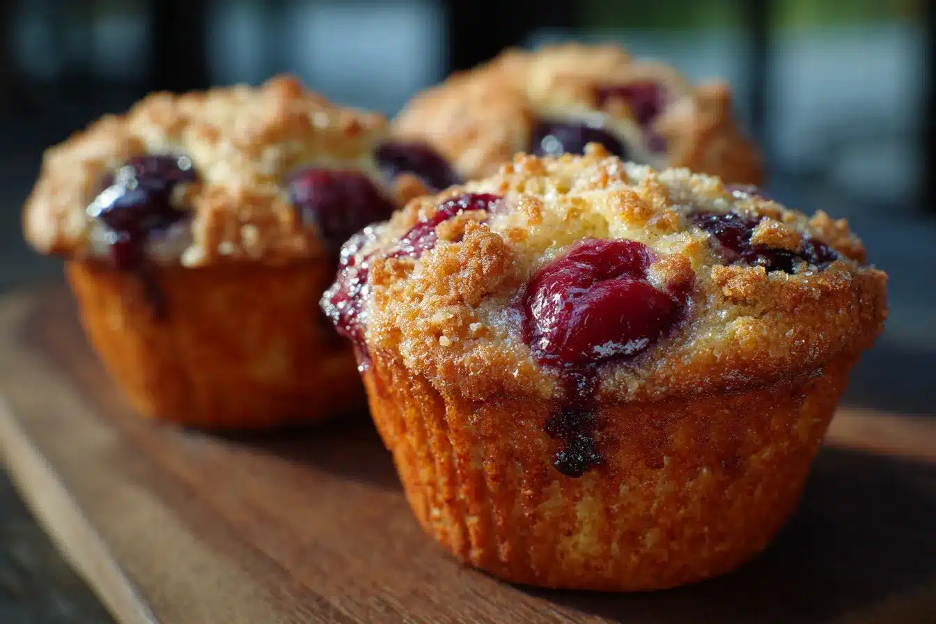 Delicious Cherry Cobbler Muffins Easy Irresistible Treats