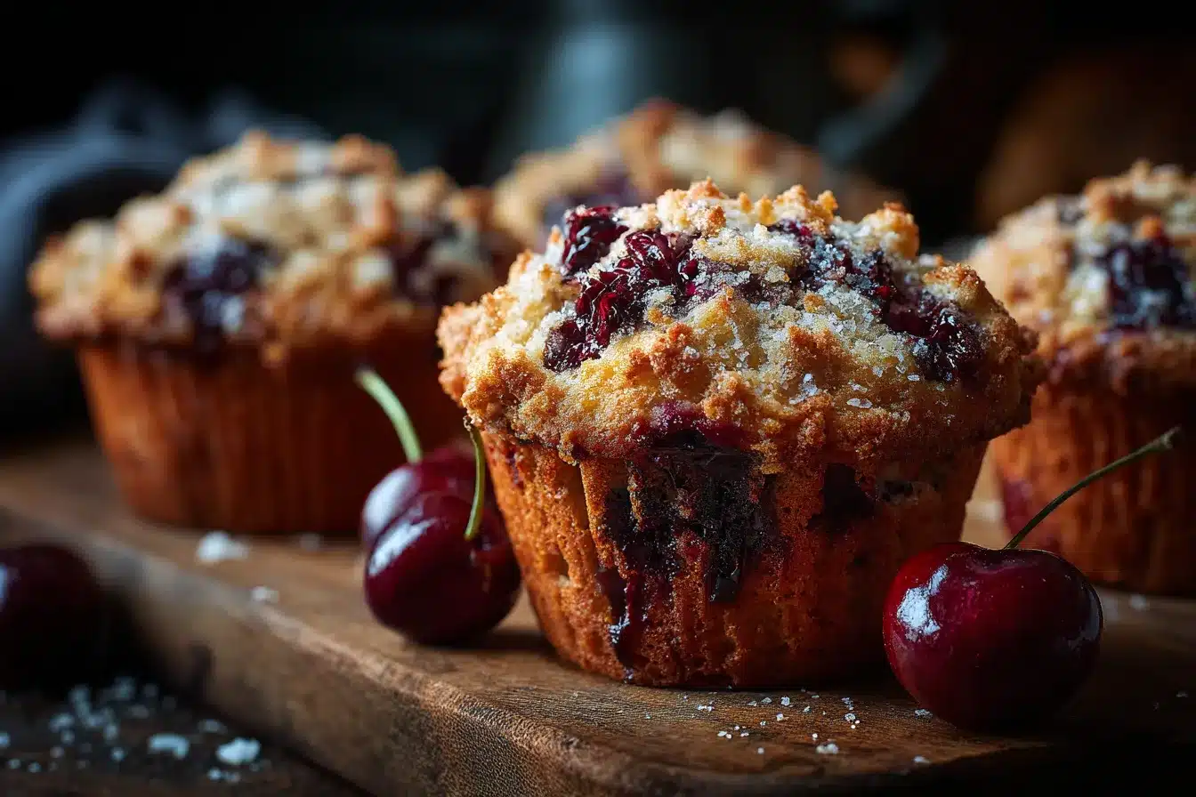 Cherry Cobbler Muffins upscaled 68a49352477c3