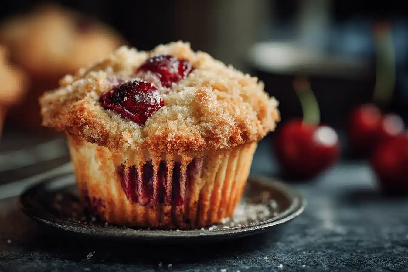 Cherry Cobbler Muffins upscaled 68a493ca7f3b6