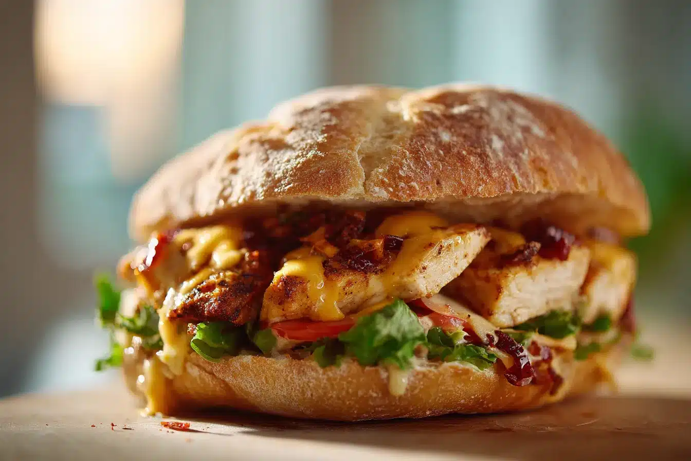 Savory Chicken Torta Sandwich A Flavorful Delight Awaits 2 Chicken Torta Sandwich upscaled 68b0fdea219ca