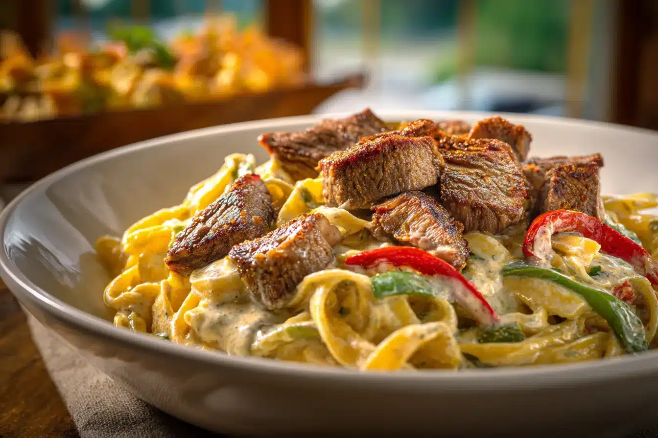 Decadent Creamy Cajun Steak Alfredo Irresistible Flavor Boost