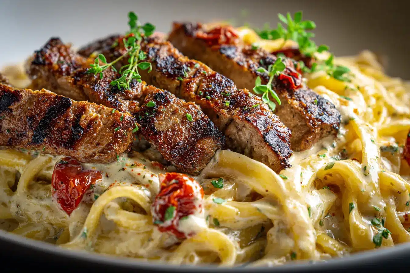 Decadent Creamy Cajun Steak Alfredo Irresistible Flavor Boost 2 Creamy Cajun Steak Alfredo upscaled 68ab467a341e9