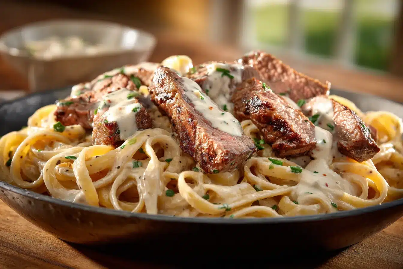 Decadent Creamy Cajun Steak Alfredo Irresistible Flavor Boost 1 Creamy Cajun Steak Alfredo upscaled 68ab476a295fa