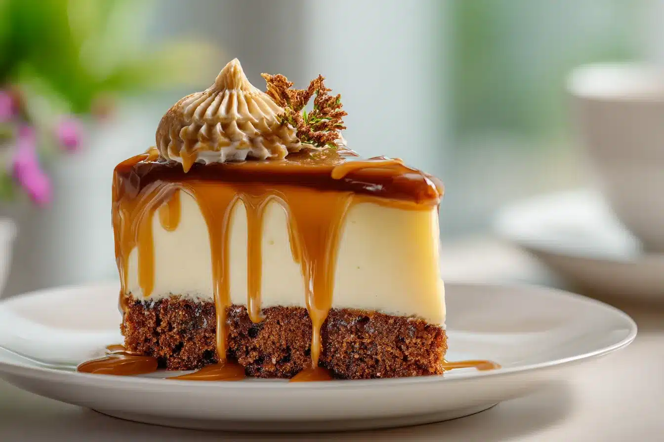 Indulgent Creamy Caramel Cake Decadent Dessert Recipe 3 Creamy Caramel Cake upscaled 68aef55e7a4b3