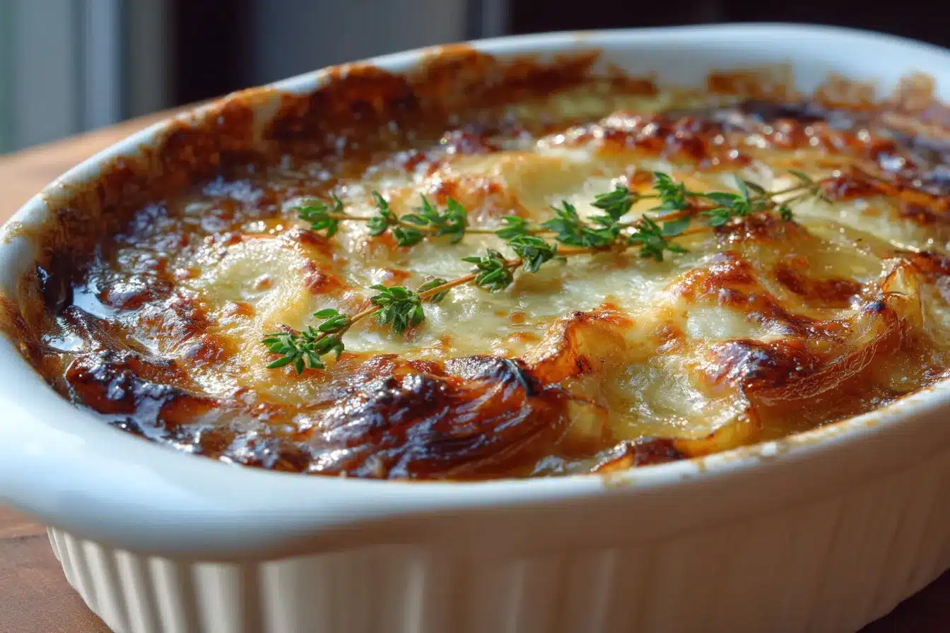 Irresistible Creamy French Onion Casserole Recipe to Savor 3 Creamy French Onion Casserole upscaled 68ae6881f1a9b