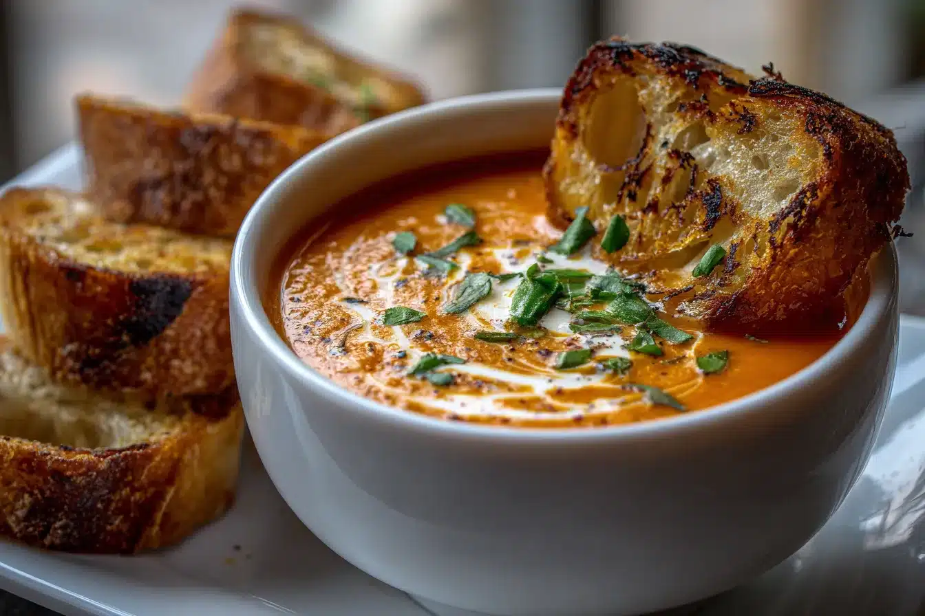 Irresistible Creamy Roasted Garlic Tomato Soup Recipe to Savor 2 Creamy Roasted Garlic Tomato upscaled 68ac6d525bf45