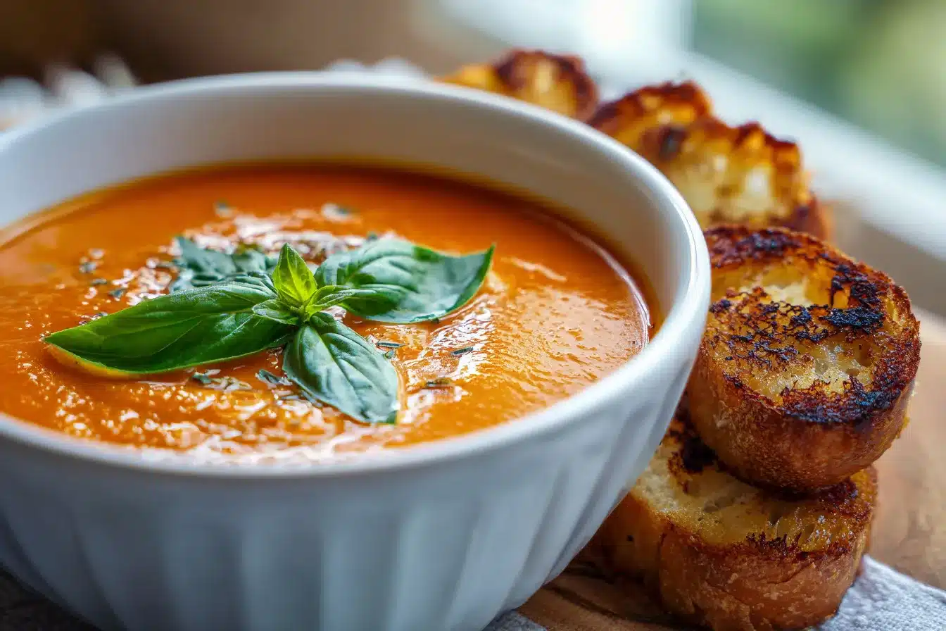 Irresistible Creamy Roasted Garlic Tomato Soup Recipe to Savor