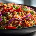 Delicious Crunchy Thai Quinoa Salad with Creamy Peanut Dressing 4 Crunchy Thai Quinoa Salad with Peanut Dressing