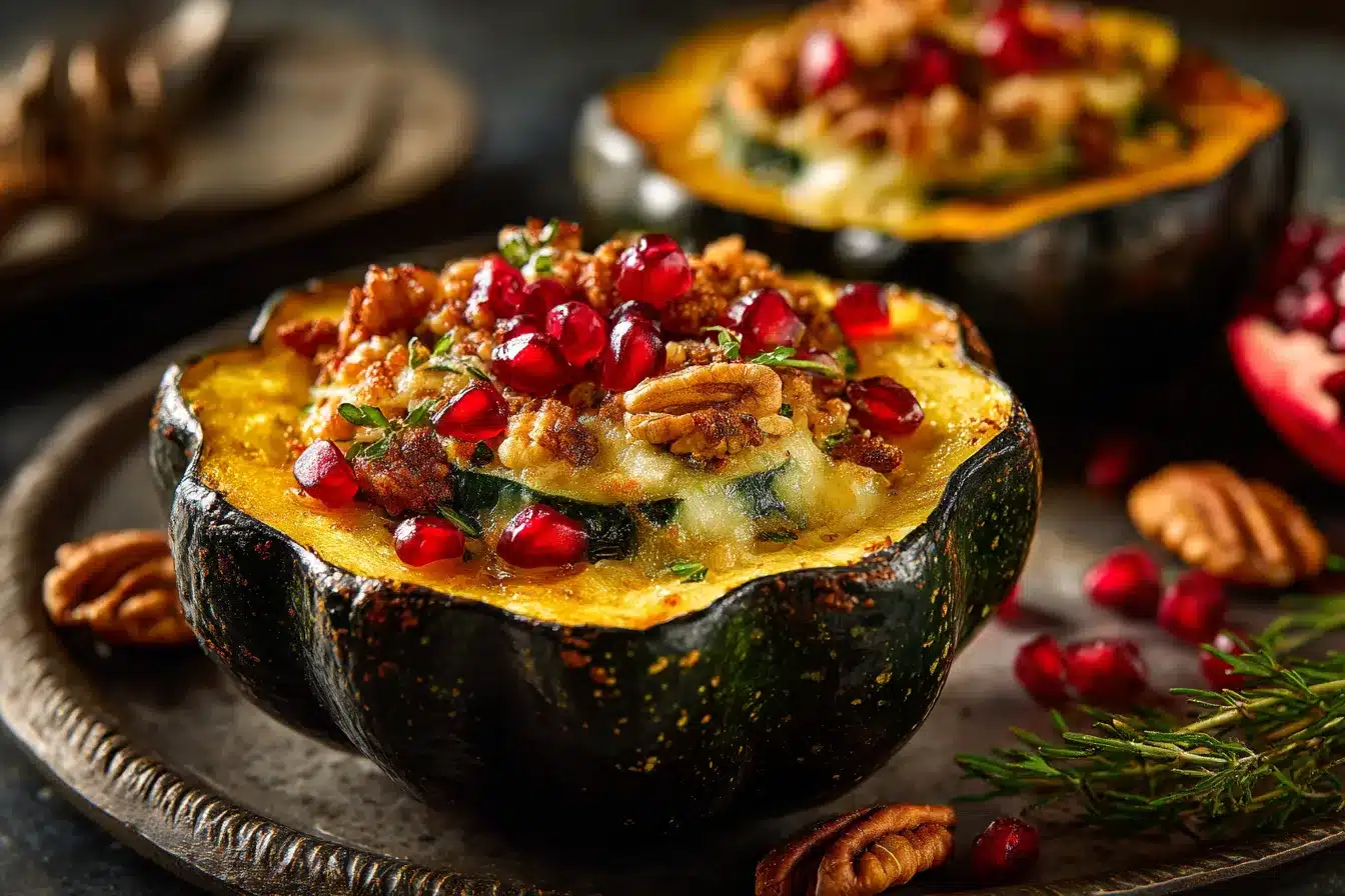Mouthwatering Stuffed Baked Acorn Squash Recipe to Savor 2 Delicious Stuffed Baked Acorn upscaled 68b1899a3f7d6