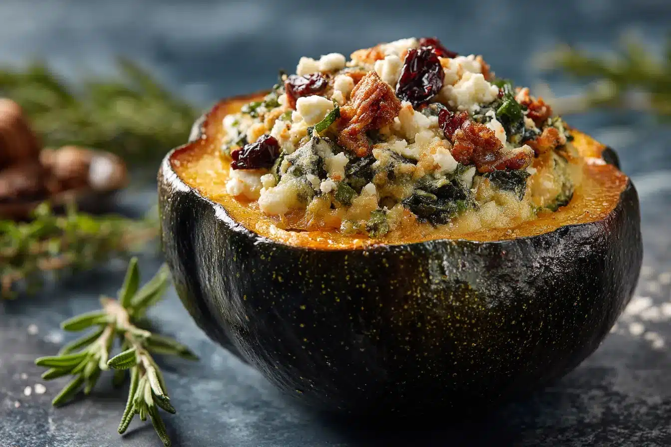 Mouthwatering Stuffed Baked Acorn Squash Recipe to Savor