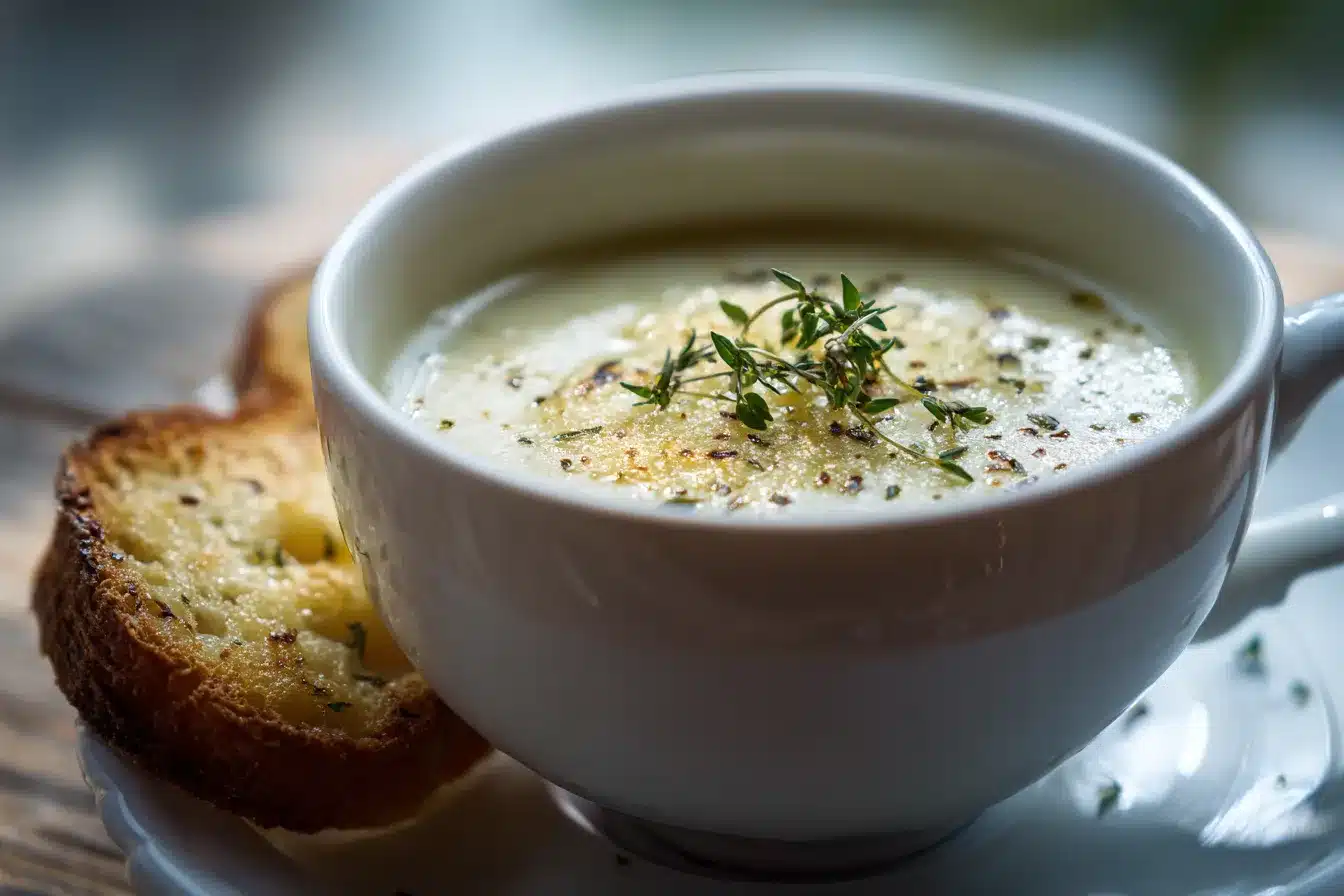 Irresistible Easy French Garlic Soup Quick Delicious Recipe 2 Easy French Garlic Soup upscaled 68b07097d1937