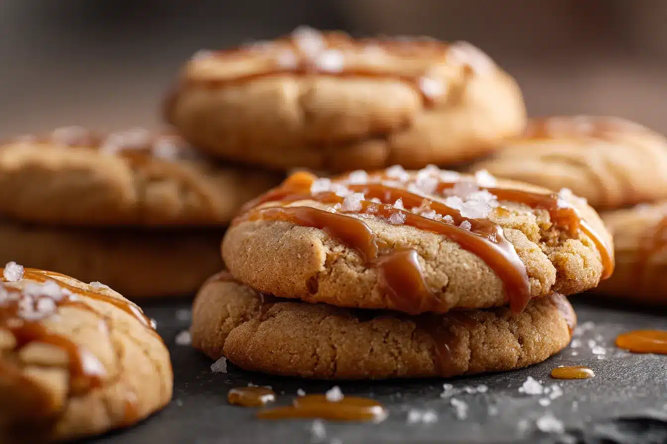 Easy Salted Caramel Cookies upscaled 688c4a86a067b