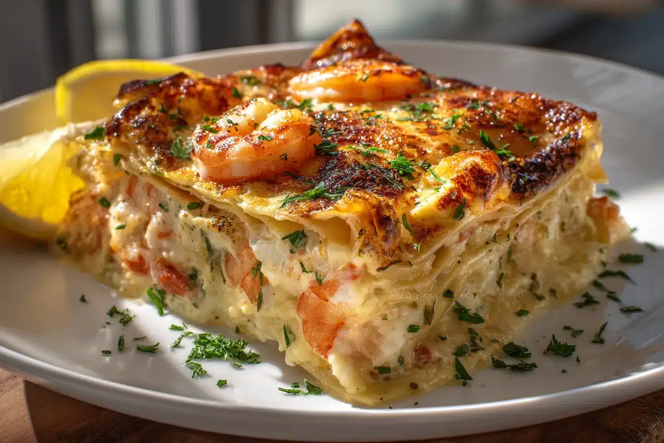 Savory Garlic Butter Shrimp Scampi Lasagna Recipe Delight 4 Garlic Butter Shrimp Scampi upscaled 68a8cde69b4f2