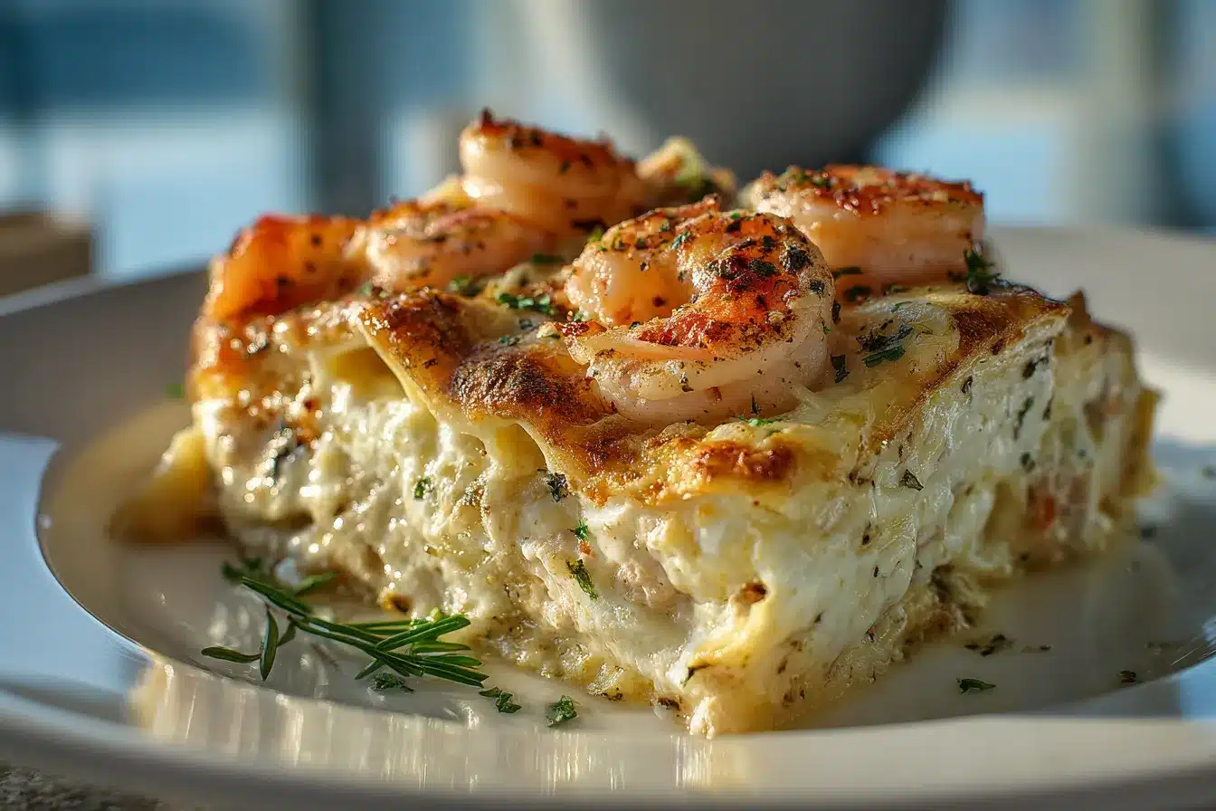 Savory Garlic Butter Shrimp Scampi Lasagna Recipe Delight 1 Garlic Butter Shrimp Scampi upscaled 68a8ce5e4d4a7