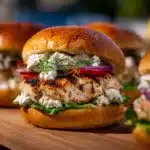 Greek Chicken Burgers