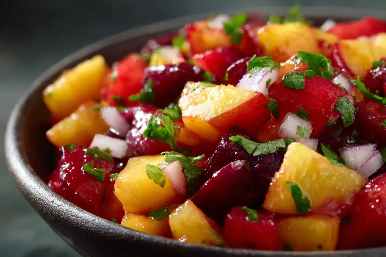 Delicious Healthy Peach Cherry Salsa for Fresh Summer Flavor 1 Healthy Peach Cherry Salsa upscaled 68ab0eb227025