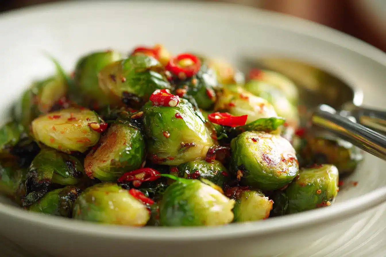 Sweet Spicy Honey Sriracha Brussels Sprouts Recipe Delight
