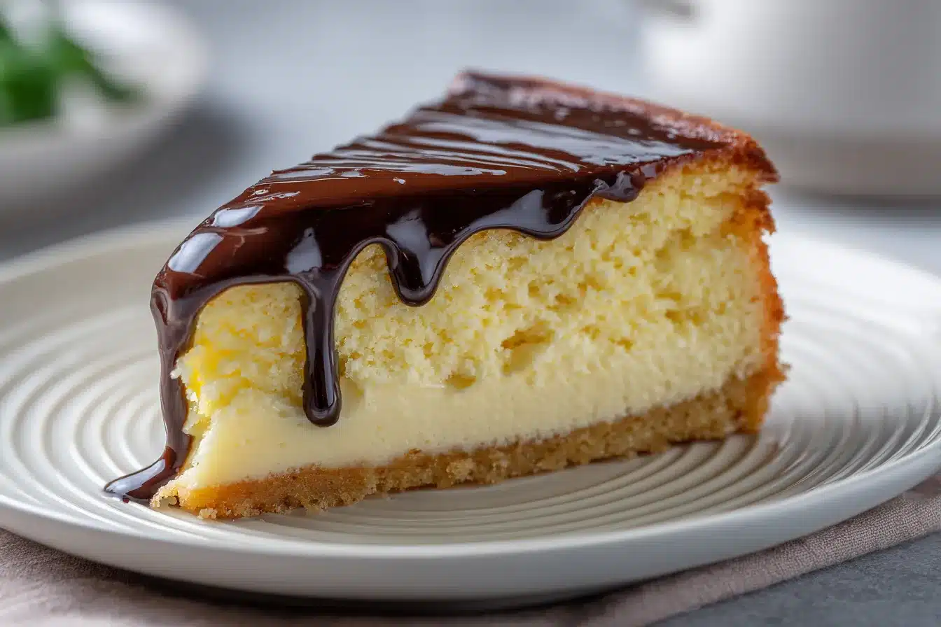 Decadent Boston Cream Cheesecake Irresistible Indulgence 2 Indulgent Boston Cream Cheesecake upscaled 68a670bf0a34a