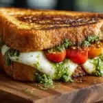 Irresistible Pesto Caprese Grilled Cheese A Flavor Explosion 4 Pesto Caprese Grilled Cheese