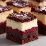 Indulgent Red Velvet Mini Cheesecake Brownies Delight You 4 Red Velvet Bottom Cheesecake Mini Brownies