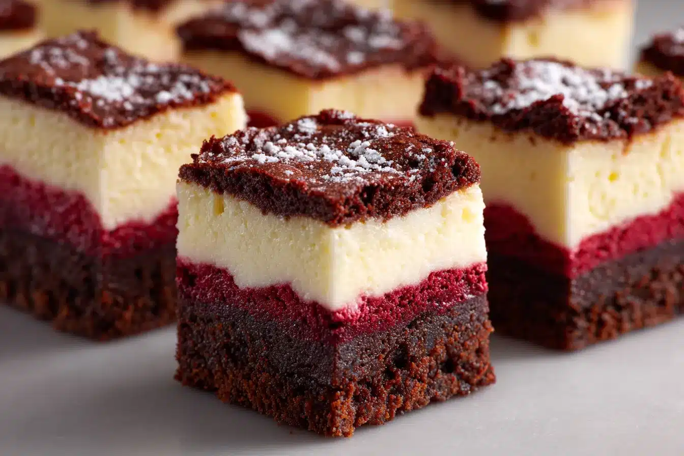 Indulgent Red Velvet Mini Cheesecake Brownies Delight You