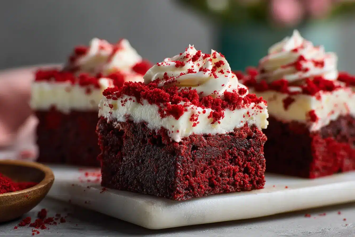 Decadent Red Velvet Brownies Indulgent Easy Recipe