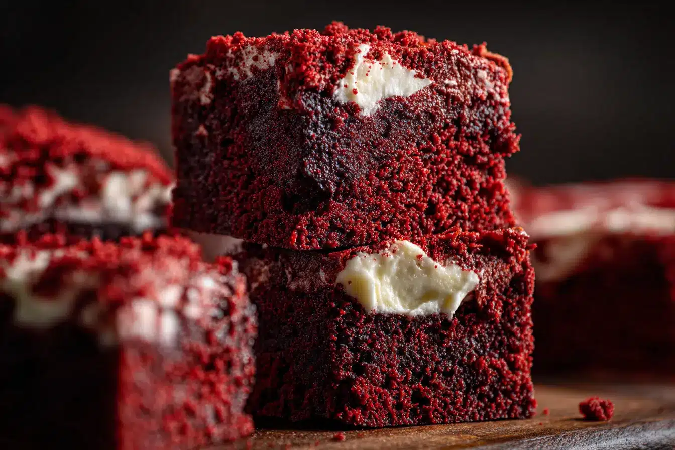 Decadent Red Velvet Brownies Indulgent Easy Recipe 2 Red Velvet Brownies upscaled 68abd39270135