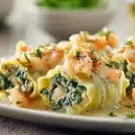 Savory Shrimp Spinach Stuffed Pasta Rolls Recipe Delight 4 Shrimp and Spinach Stuffed Pasta Rolls