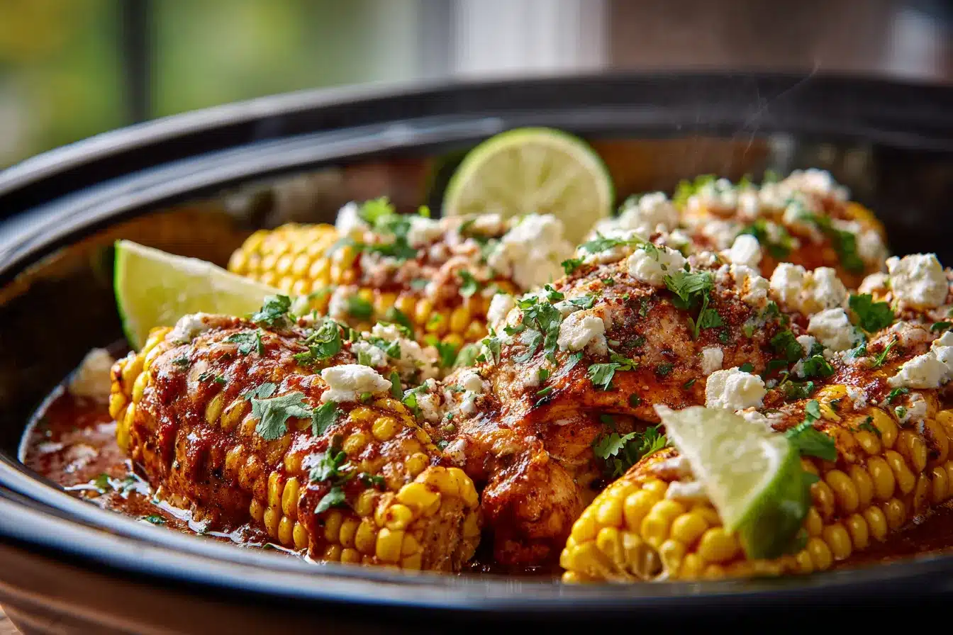 Savory Slow Cooker Street Corn Chicken Easy Flavor Explosion 1 Slow Cooker Street Corn upscaled 68a67f468bcdc