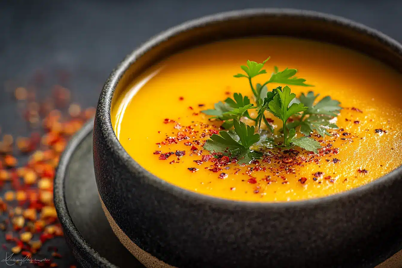 Spicy Butternut Squash Sweet Potato Soup Flavorful Delight 3 Spicy Butternut Squash Sweet upscaled 68af1e9eede4d