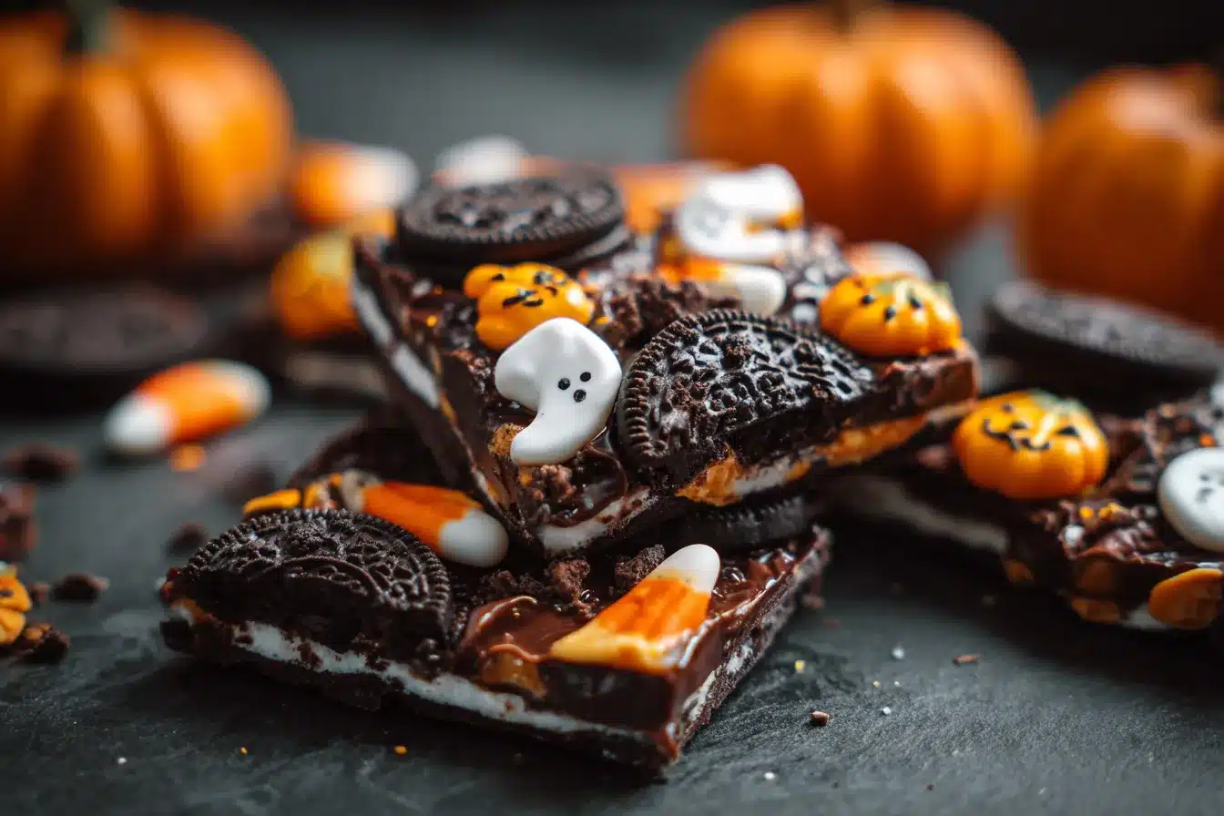 Ultimate Spooky Halloween Oreo Bark A Ghoulish Delight 2 Spooky Halloween Oreo Bark upscaled 68afc7226bb89