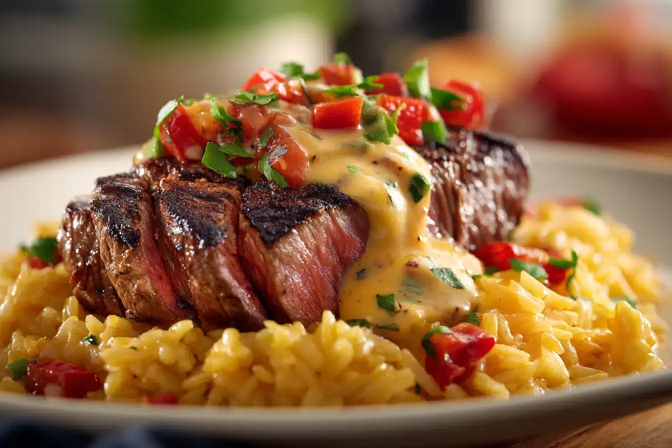 Irresistible Steak Queso Rice A FlavorPacked Feast 3 Steak Queso Rice upscaled 68a84f56899f1