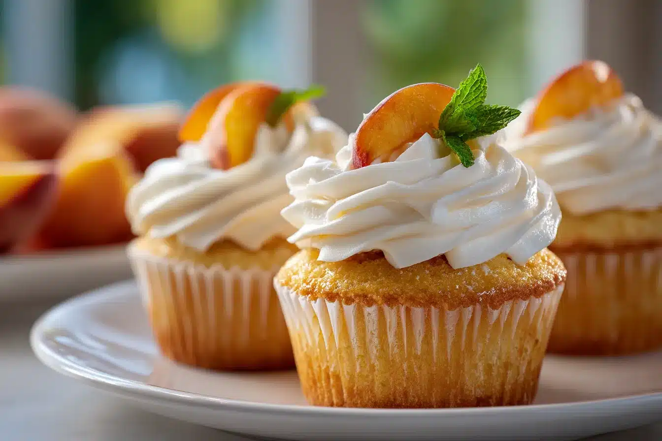Delicious Sweet Peach Bellini Cupcakes Irresistible Treat 2 Sweet Peach Bellini Cupcakes upscaled 68b1b352d59a6