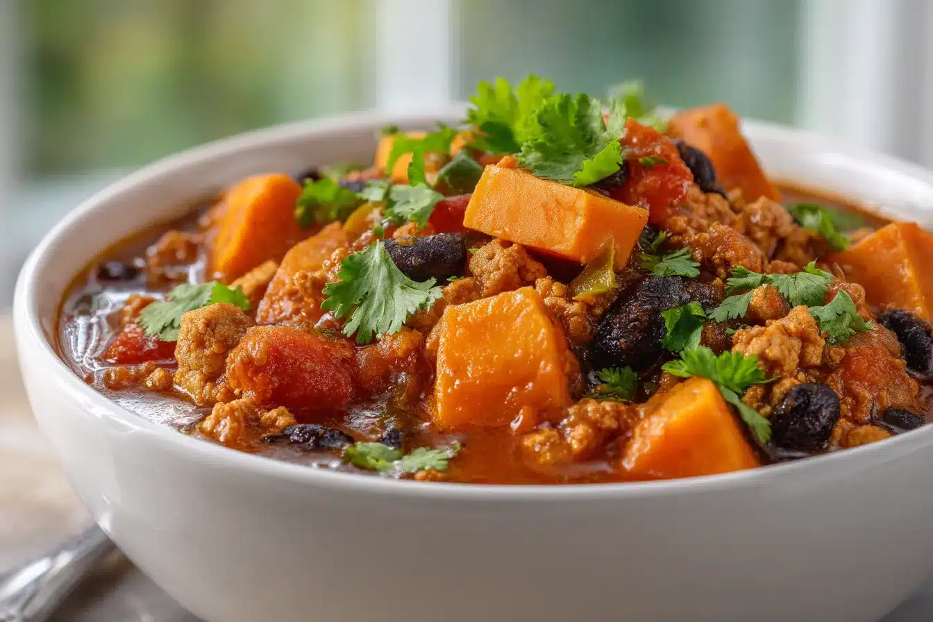 Hearty Sweet Potato Turkey Chili A Healthy Delicious Boost