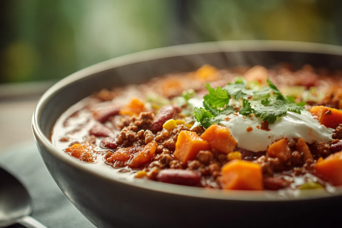 Hearty Sweet Potato Turkey Chili A Healthy Delicious Boost 1 Sweet Potato Turkey Chili upscaled 68afac69f27d3