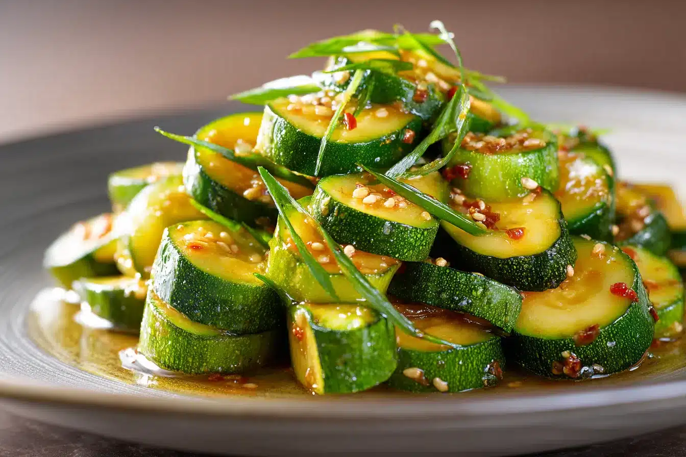 Delicious Asian Zucchini Side Quick Flavorful Recipe