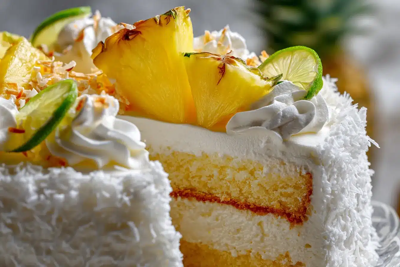 Irresistible Tropical Pineapple Coconut Cake Recipe to Savor