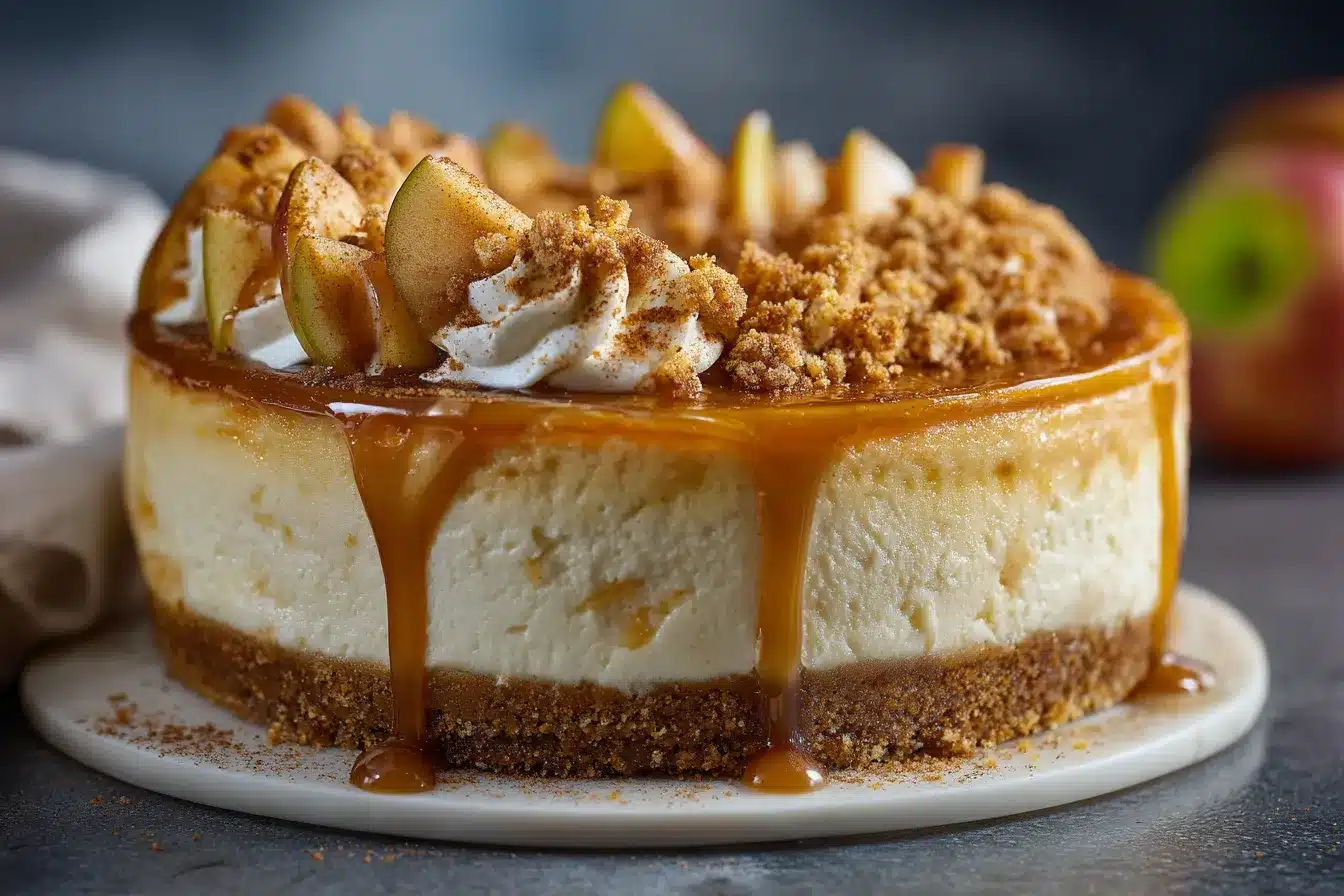 Irresistible Apple Cider Cheesecake A Slice of Fall Bliss 2 Apple Cider Cheesecake upscaled 68d9b6af0539d