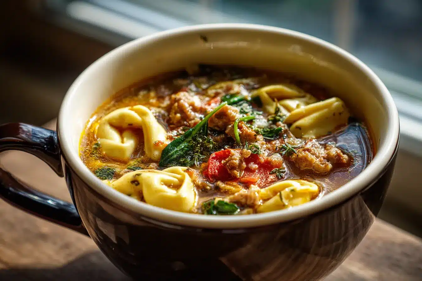 Hearty Autumn Tortellini Soup with Savory Sausage Delight 3 Autumn Tortellini Soup With upscaled 68ce1a1b07867