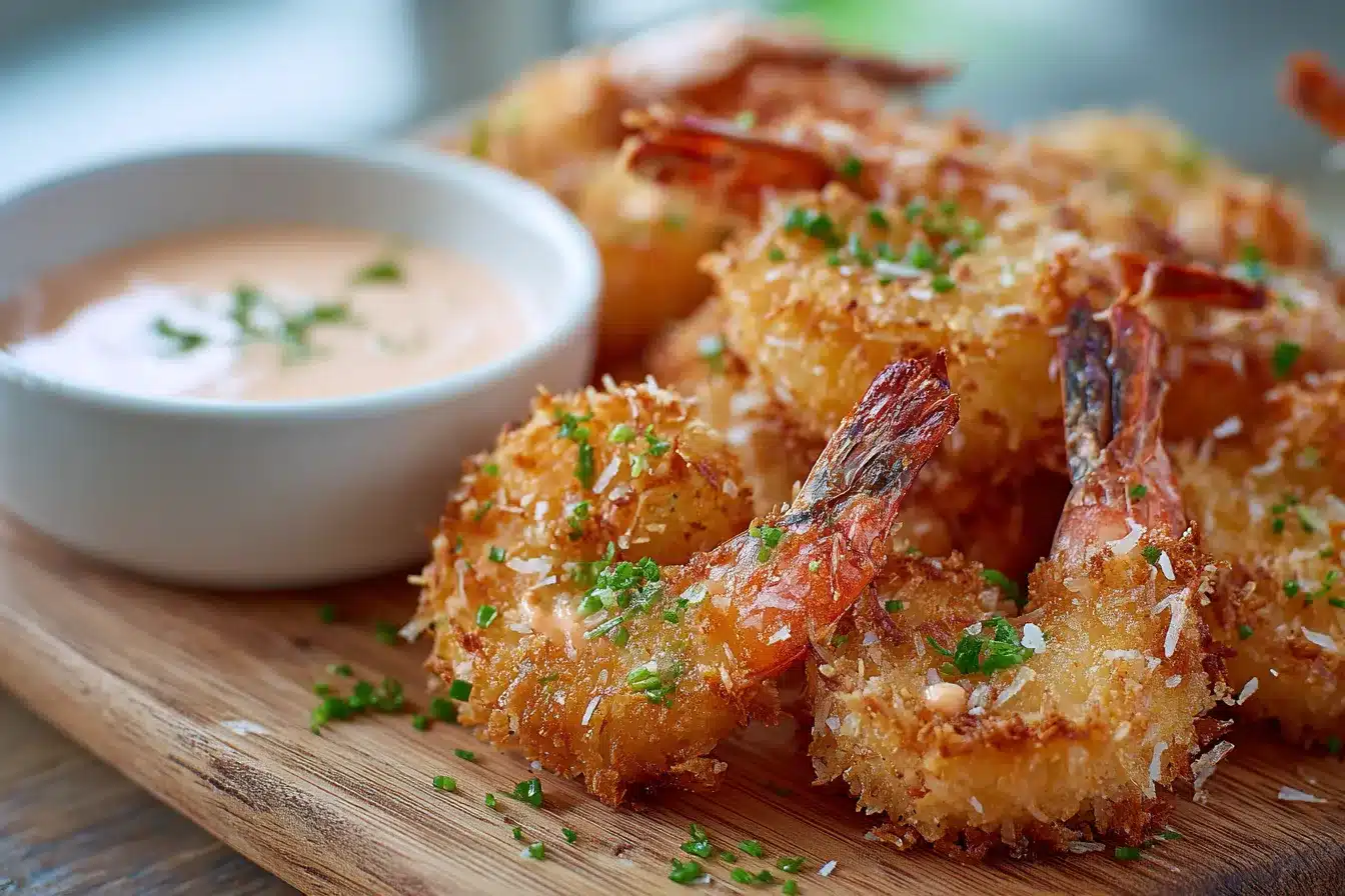 Crispy Baked Coconut Shrimp with MustTry Sweet Chili Mayo 1 Baked Coconut Shrimp with upscaled 68d6667b849b3