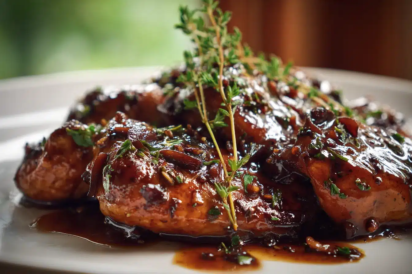 Irresistible Balsamic Fig Glazed Chicken Recipe Youll Love