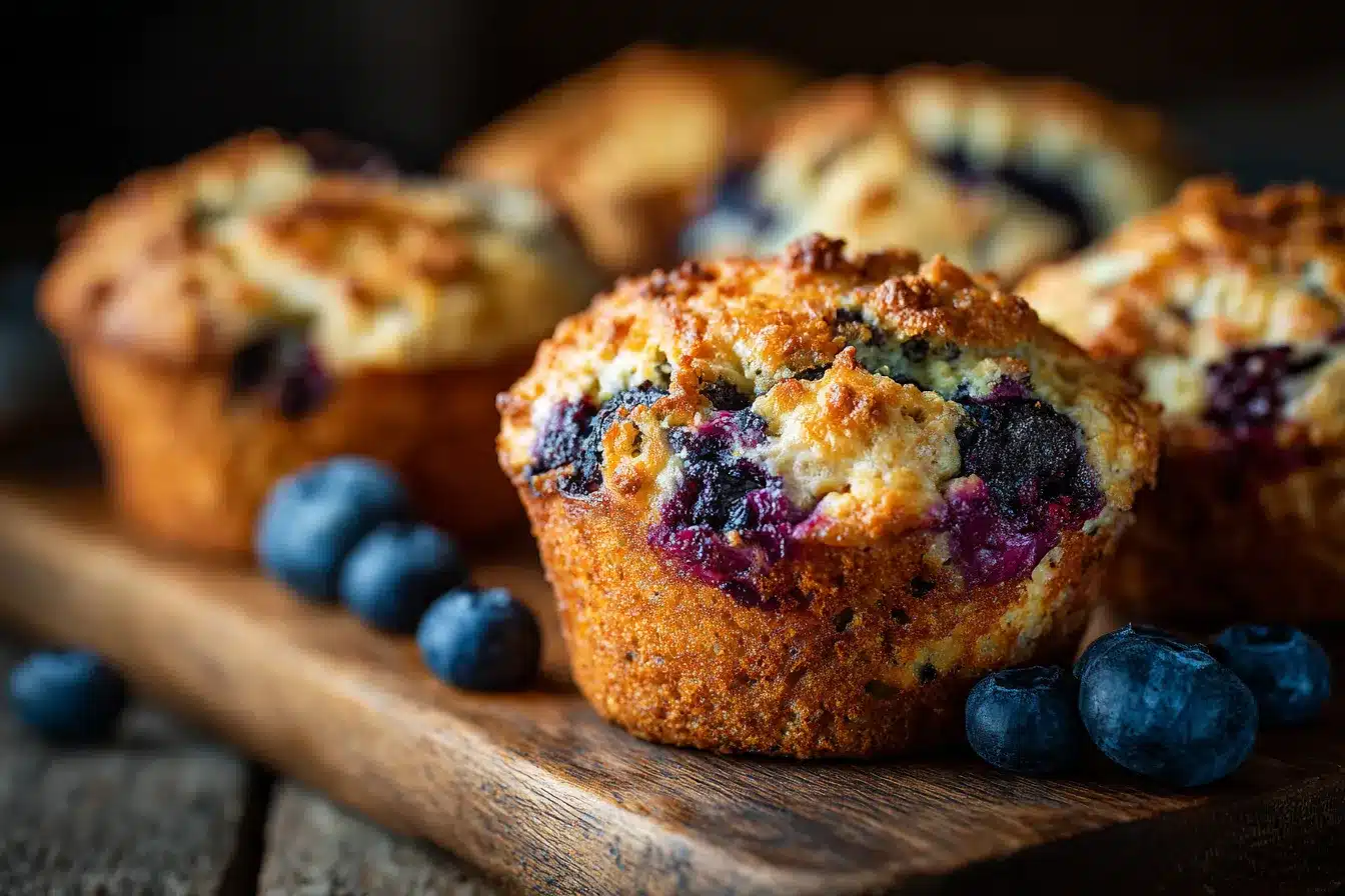 Delicious Blueberry Cottage Cheese Muffins Healthy Easy