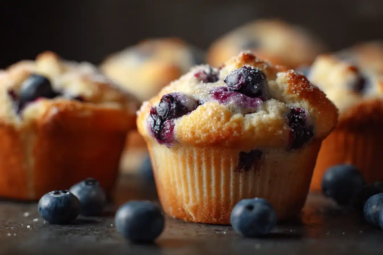 Delicious Blueberry Cottage Cheese Muffins Healthy Easy 4 Blueberry Cottage Cheese Muffins upscaled 68c2f45c3be90