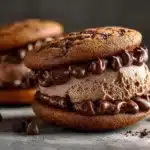 Indulge in Brownie Cookie Dough Sandwich Cookies Bliss 4 Brownie Cookie Dough Sandwich Cookies