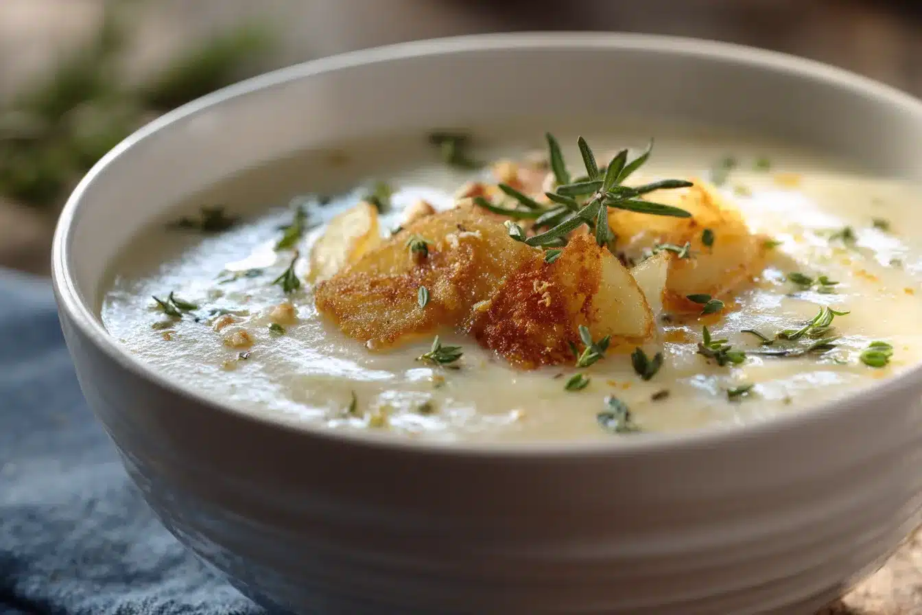 Delicious Cheddar Garlic Herb Potato Soup Recipe to Savor 1 Cheddar Garlic Herb Potato upscaled 68b4f26a6105b