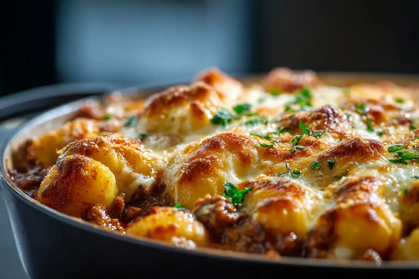 Irresistible Cheesy Bolognese Gnocchi Bake Recipe to Savor