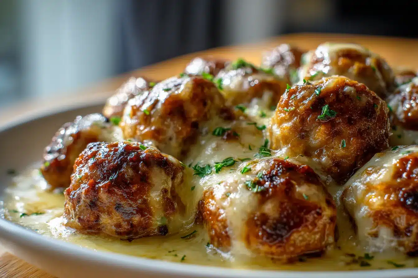 Savory Cheesy French Onion Meatballs Irresistible Flavor Boost