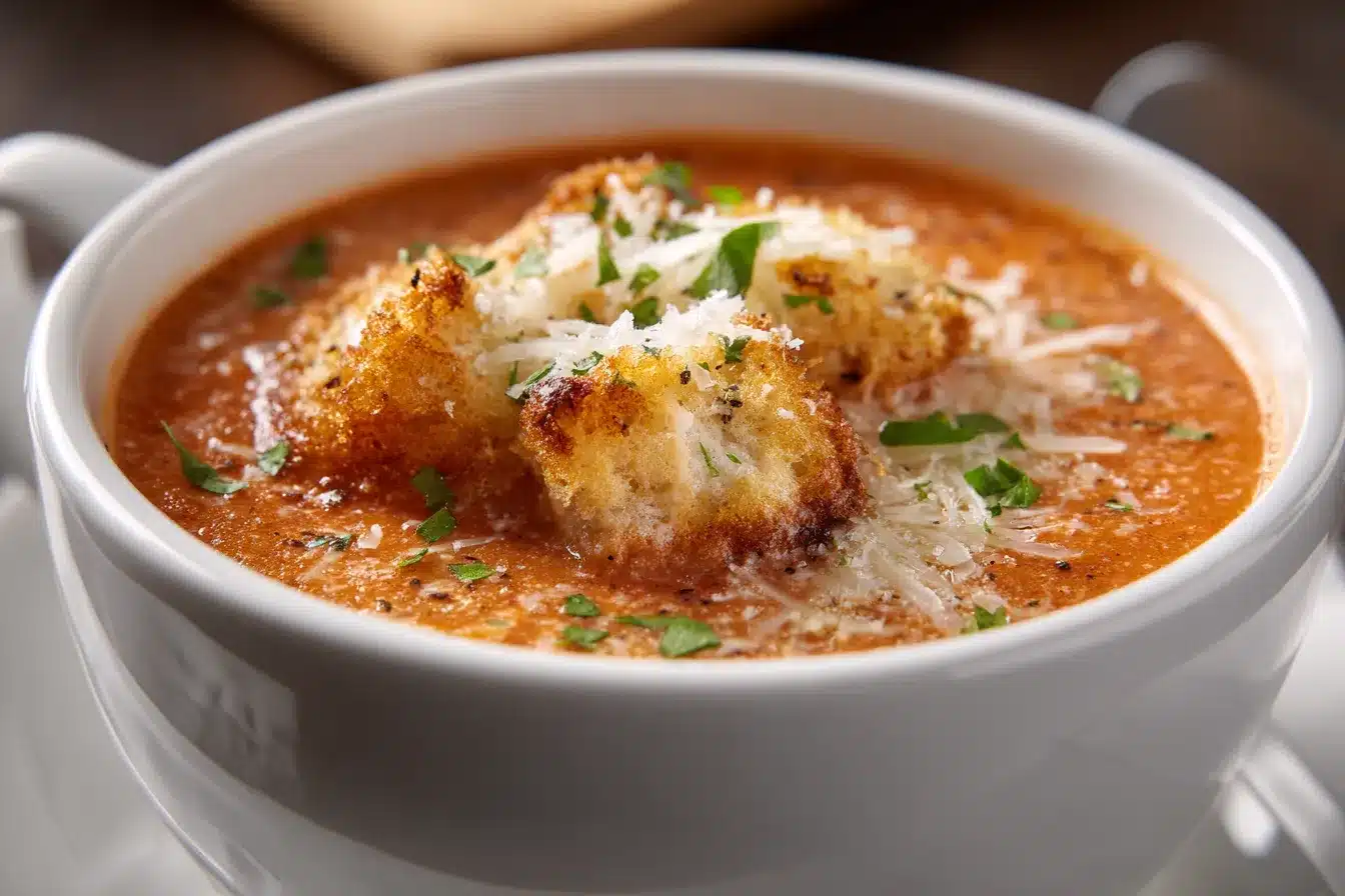 Savory Chicken Parmesan Soup A Hearty Comforting Delight 2 Chicken Parmesan Soup upscaled 68c4d1137accd