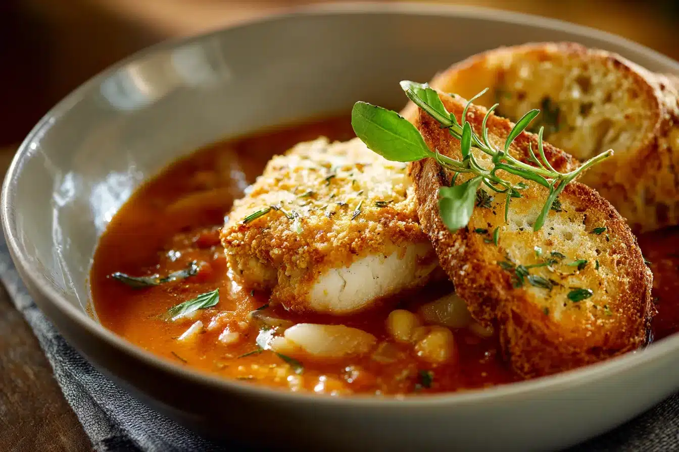 Irresistible Chicken Parmesan Soup Comfort in Every Bowl 1 Chicken Parmesan Soup upscaled 68d0235c14997