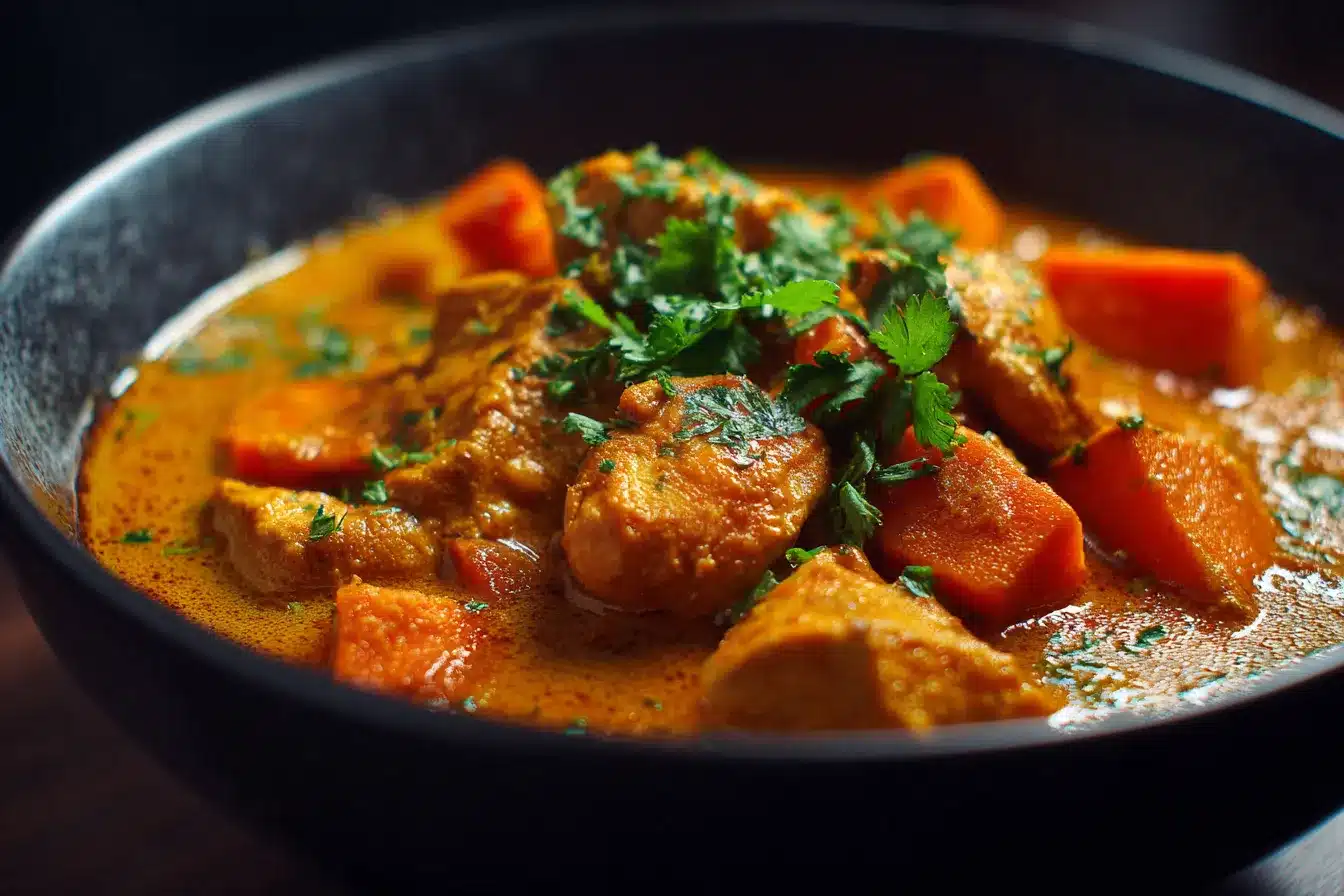 Savory Chicken Sweet Potato Curry Quick Healthy Recipe
